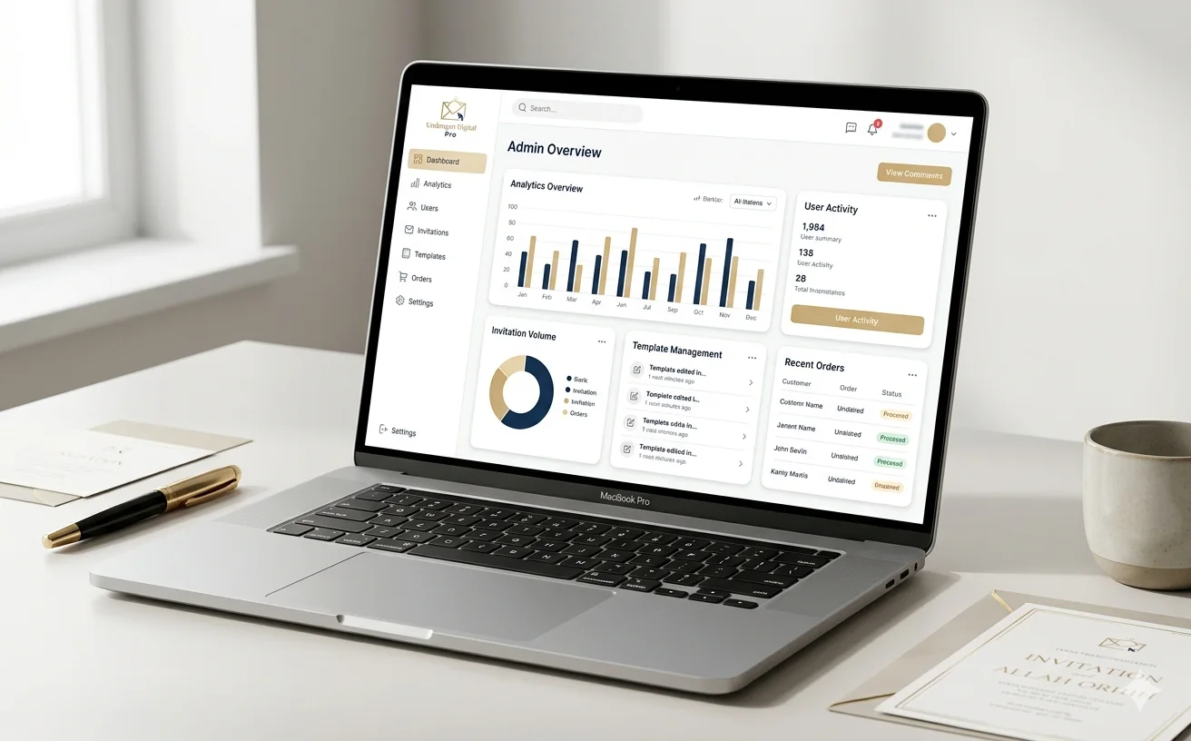 Dashboard user undangan digital